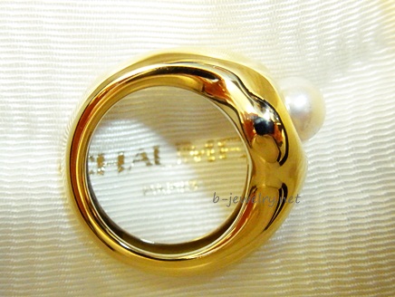 初ショーメがかわいいパールリングで気分ウキウキ♪ - ぽってり太め・大ぶり・幅広デザインのリング・指輪大好き！b-jewelry.net