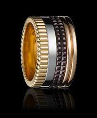 キャトルリングのチョコレートゴールド／ブシュロン（BOUCHERON） - ぽってり太め・大ぶり・幅広デザインのリング・指輪大好き！b